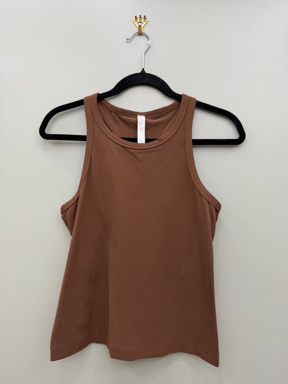 Lululemon Brown Racerback Workout Tank Top Size 10